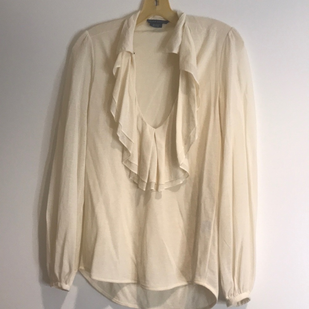 Ralph Lauren cream blouse